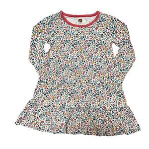 Tea Collection Printed Ruffle Dress Size 3